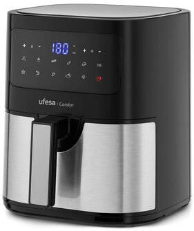 FREIDORA AIRE UFESA CONDOR 4,5L DIGITAL INOX/NGRA
