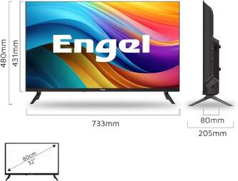TV ENGEL 32%%%quot; LE3267T2 HD PVR HOTEL