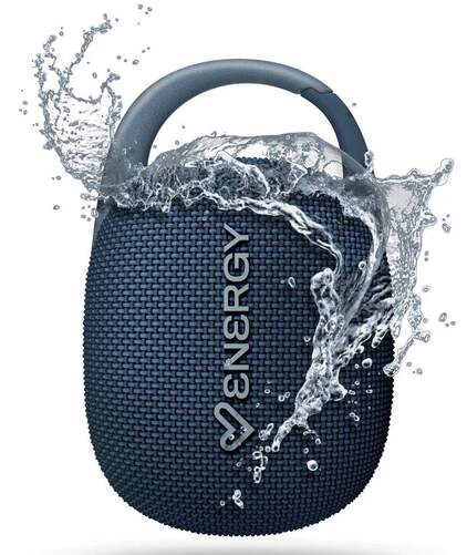 Altavoz Energy Sistem Clip Speaker - 9W, Bluetooth 5.3, 18h bater&iacute;a, Luz LED, TWS IPX7, Azul