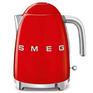 Hervidor Smeg KLF03RDEU Rojo - 2400W, 1.7 Litros, AutoApagado, Filtro Acero Inox, Retro