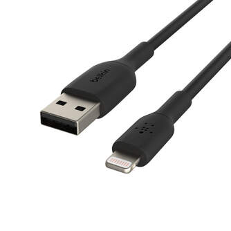 CABLE BELKIN LIGHTNING a USB A 1M CAR.RAPIDA NEGRO