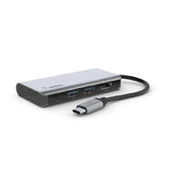 Adaptador Belkin AVC006BTSGY - M&uacute;ltiple, 4 en 1, USB-C
