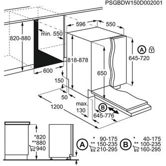 LVJ. AEG FSB53907Z  3%%%#170; BAN INTEGRABLE BLANCO