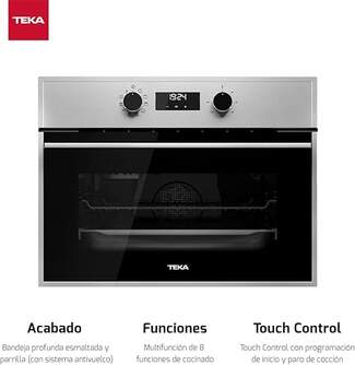 HORNO TEKA HSC635P INOX GT DSP 41534030 COMPACTO