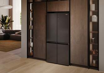 FRI. HAIER HCR79F19CNMD 191x91 4P NF DARK INOX DSP