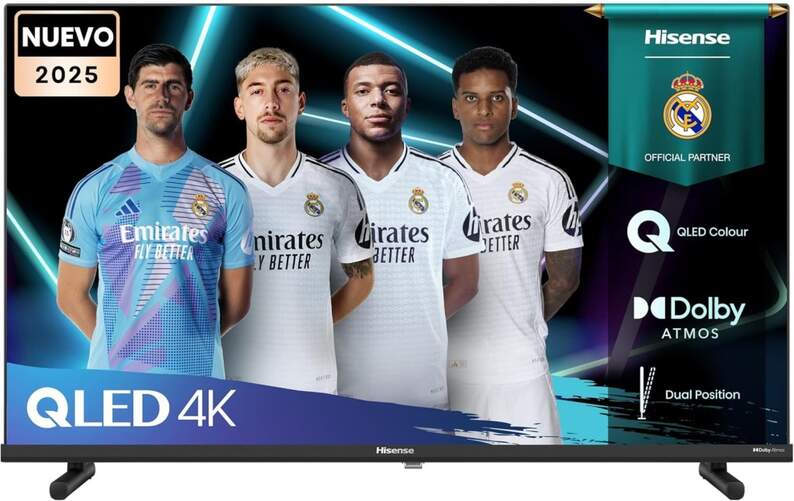 TV Hisense 32" QLED 32A5Q - Full HD, Smart TV VIDAA, Dolby Atmos 16W, HDR10