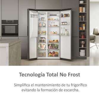 FRI. HAIER HSR5918DIMP 177x91x66 NF INOX DISP