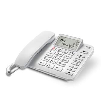 TELEFONO SOBREMESA GIGASET DL380 WHITE