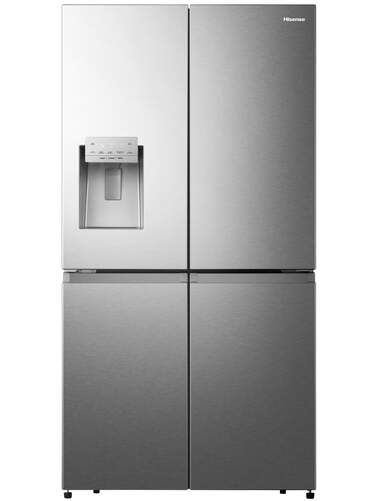 Frigor&iacute;fico 4 Puertas Hisense RQ760N4SASE - 179x92 cm, 584 L, No Frost, Dispensador, Inox