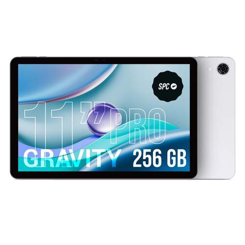 Tablet SPC Gravity 6 Pro 97936256L 6/256 GB Blanco - 11", Octa Core Cortex A55, 6.000 mAh,13 Mpx