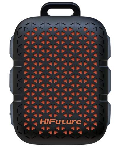 Altavoz HiFuture Pocket S Black - 8 h autonom&iacute;a ,Bluetooth 5.4, est&eacute;reo real TWS, bater&iacute;a de 450 mAh
