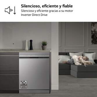 LVJ. LG DF243FV 3%%%#170;B DIRECTDRIVE INOX