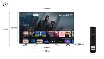 TV TCL 75%%%quot; 75C649 UHD QLED GOOGLETV GAME MASTER