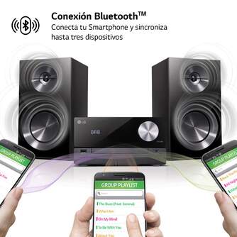 CADENA LG CM2460 100W USB BLUET SMARTPHONE FLAC