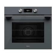 Horno Pirolítico Teka HLB 8400 P - A+, 70L, 8 Func., HydroClean, TouchControl, Raíl Telescópico,Gris