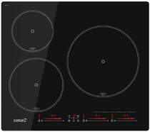Placa Inducción Cata IBS6303E2 08063116 - 3 Zonas, 9 Potencias, Negro