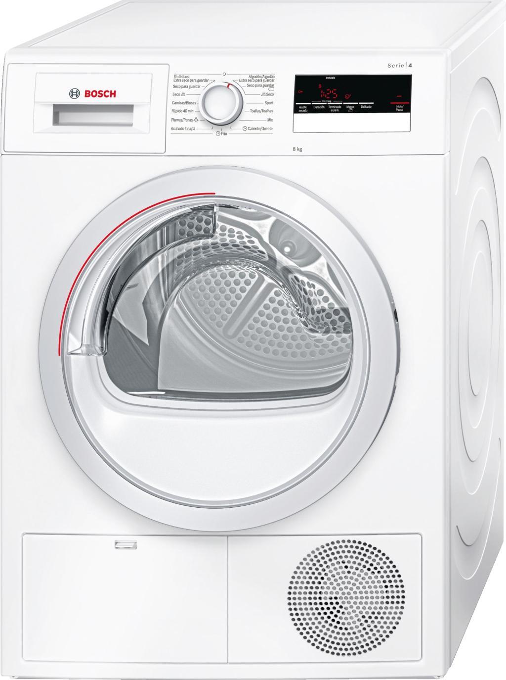 Secadora Bomba de calor Bosch WTR85V90ES - A++, 8kg