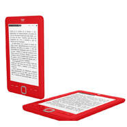E-Book Woxter Scriba 195 EB26-045 - Pantalla 6", 4GB, Rojo