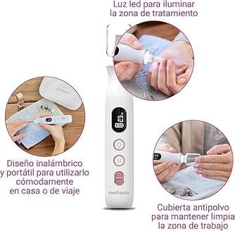 SET MANICURA MEDISANA MP940 LCD 10ACC BAT.LITIO