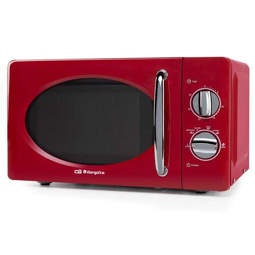 Microondas Orbegozo MI2020 - 20 litros, 700 W, rojo