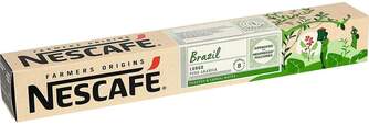ESTUCHE NESPRESSO NESCAFE BRAZIL 10CAP