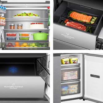 FRI. HISENSE RQ5P605NSVE 190x91 4P NF CRI INOX DSP