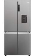 Frigorífico Americano Haier HCR5919EHMP - 4 puertas, Clase E, Dispensador de agua, 190x91x65cm, Inox