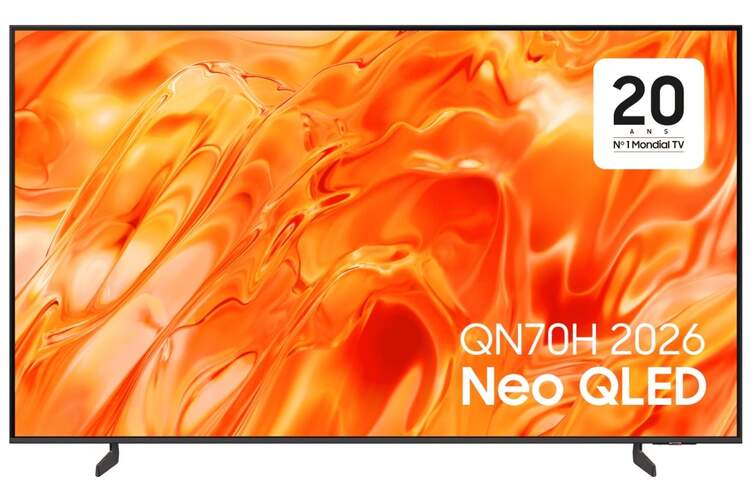TV Samsung 65" Quantum MiniLED TQ65QN70H - 4K Ultra HD, Smart TV Tizen, 120Hz, Altavoces 20W, HDR10+