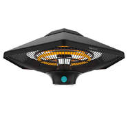 Radiador halógeno Cecotec ReadyWarm2000 - 2000W, Uso Exterior, Techo, 3 niveles potencia, m/d