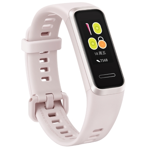 Huawei Band 4 Rosa Sakura - 0.96", BT 4.2, GPS, Frec. Cardíaca, Estadísticas Deportivas, 91mAh