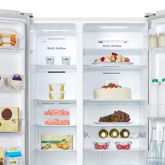 FRI. HISENSE RS677N4BWE 179x91x65 NF BLANCO