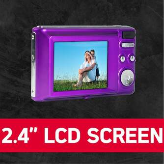 CAMARA AGFA CAMARA DC5200 PURPLE 21MP ZOOM X8