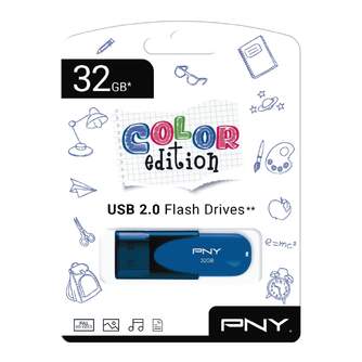 MEMORIA USB PNY 32GB EDICION AZUL USB 2.0