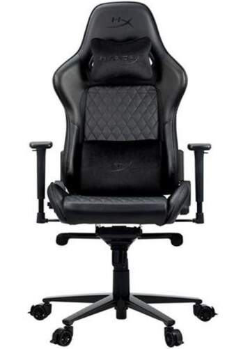 Silla Gaming HyperX Jet Negra - Tapicer&iacute;a Cuero, Elevador Clase 4, Reposabrazos 3D Direccionales