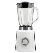 Batidora de vaso cristal Kuken 39968 - 1500 W, 1,5 litros, Blanca, 2 velocidades, 4 filos acero inox