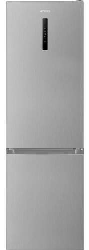 Frigorífico Combi Smeg RC20XDNC - Clase E, 200 x 60 x 59 cm, 331 litros, No Frost, Inox