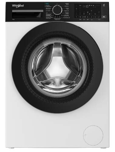 Lavadora Whirlpool WAM27WBSPT - 12 kg, 1400 rpm, Clase A-10%, 15 programas, App Home Whiz, Blanca