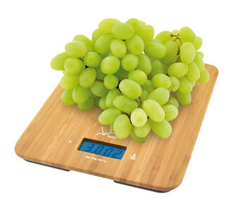 BALANZA JATA 720 BAMBU LCD 15K/1G TEMPORIZADOR