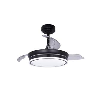 VENTILADOR TECHO RETRACT CRISTAL MOSS MINI 46W MD