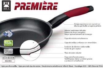 SARTEN BRA PREMIERE ROJO 26CM