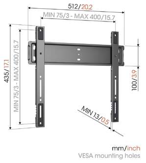 SOPORTE TV VOGEL%%%#39;S TVM 5505 FIXED MOUNT MEDIUM