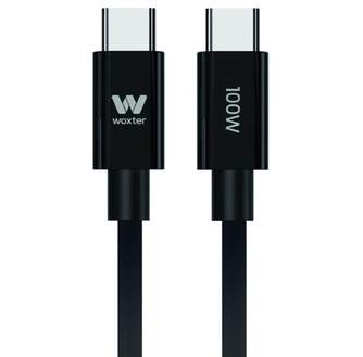 CABLE TYPE C 100W BLACK 2M WOXTER