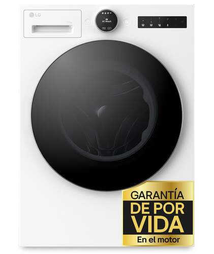 Lavadora LG F4X7011TWS - 11 kg, 1400 rpm, Display, Serie 700, TurboWash, Blanco