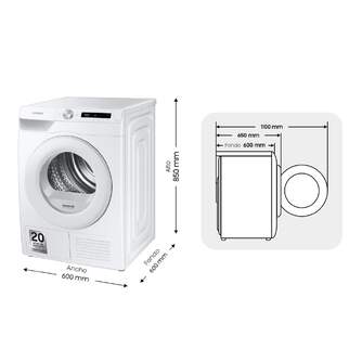 SECADORA SAMSUNG DV90T5240TW 9K BC BCA DSP WIFI