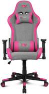 Silla Gaming Drift DR90 Pro Gris/Rosa - Reposabrazos 2D, Pist&oacute;n Clase 4, Reclinable 135&ordm;