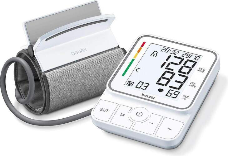 Tensi&oacute;metro de brazo Beurer BM51 - Detecta arritmias, Inflation Technology, Incluye estuche
