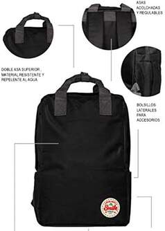 MOCHILA PORTATIL SMILE PENNY 15,6%%%quot; NEGRA