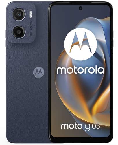 Smartphone Motorola G05 4/256 GB Azul Denim - 6,67", 5200 mAh, Cámara Quad Pixel 50 MP