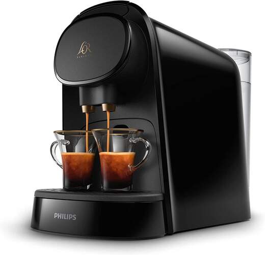 Cafetera capsulas Philips L&#39;or Barista LM8012 - Negra, 19 bares, compatible nespresso