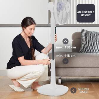 VENTILADOR PIE BLACK%%%amp;DECKER BXEFP30E DC MD TIMER